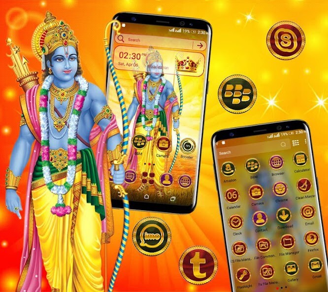 Run android online APK Lord Ram Launcher Theme from MyAndroid or emulate Lord Ram Launcher Theme using MyAndroid