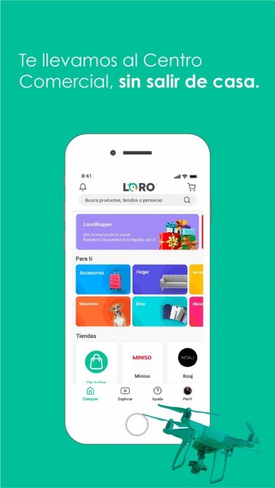 Emulate iPhone app Loro-Tiendas oficiales en 60m using MyAndroid Emulate iPhone app Loro-Tiendas oficiales en 60m using MyAndroid