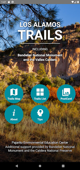 Run android online APK Los Alamos Trails from MyAndroid or emulate Los Alamos Trails using MyAndroid