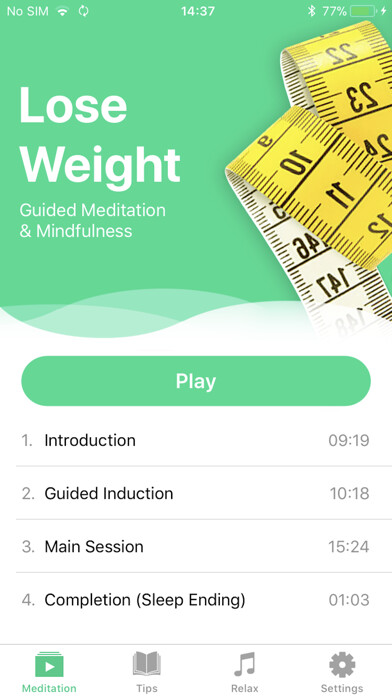 Emulate iPhone app Lose Weight Now (Weight Loss) using MyAndroid