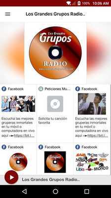 Emulate Android APK Los Grandes Grupos Radio..