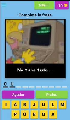 Emulate Android APK Los Simpsons: Adivina la frase (Homero)