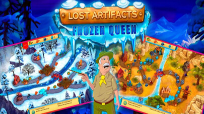 Emulate iPhone app Lost Artifacts 5: Frozen Queen using MyAndroid