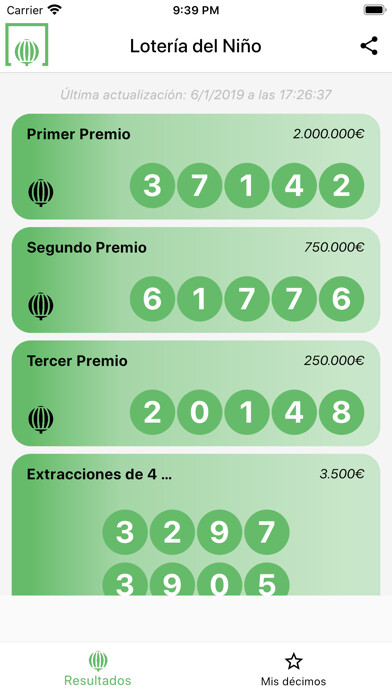 Emulate iPhone app Loteria del Niño 2023 using MyAndroid