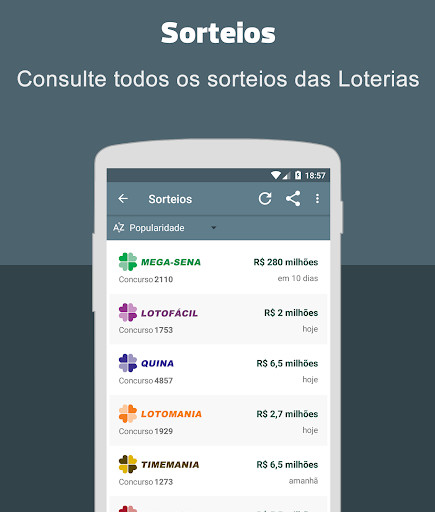 Run android online APK Loterias Resultados do Brasil from MyAndroid or emulate Loterias Resultados do Brasil using MyAndroid