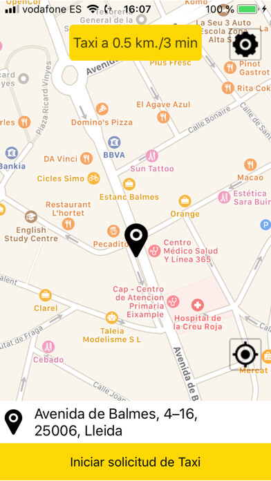 Emulate iPhone app LOTEUTAXI Lleida using MyAndroid Emulate iPhone app LOTEUTAXI Lleida using MyAndroid