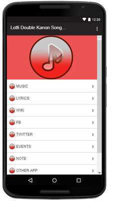 Emulate Android APK Lotfi Double Kanon Songs+Lyrics