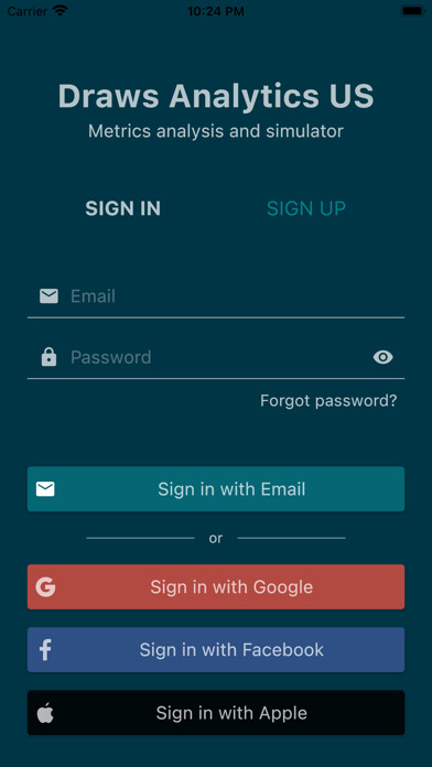 Emulate iPhone app Lottery - Draws Analytics US using MyAndroid Emulate iPhone app Lottery - Draws Analytics US using MyAndroid