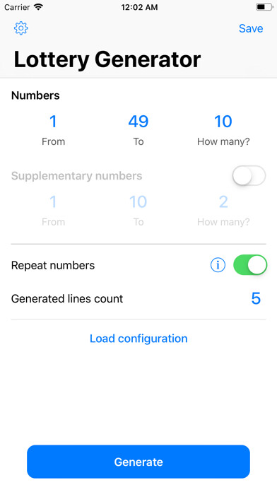 Emulate iPhone app Lottery Draws Generator using MyAndroid Emulate iPhone app Lottery Draws Generator using MyAndroid