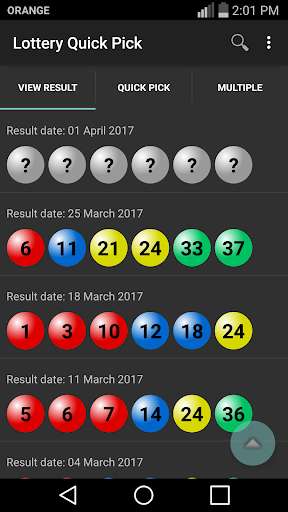 Run android online APK Lottery Quick Pick from MyAndroid or emulate Lottery Quick Pick using MyAndroid