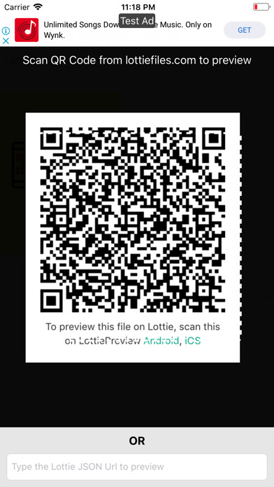 Emulate iPhone app Lottie Samples using MyAndroid