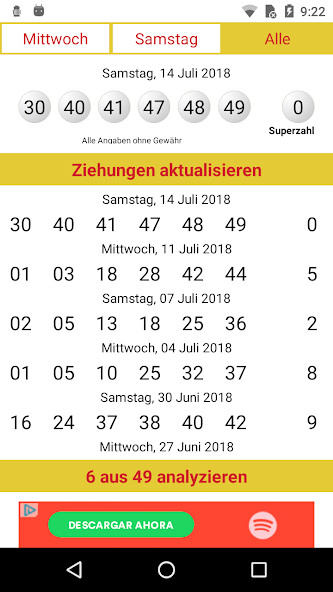 Run android online APK Lotto 6 aus 49 from MyAndroid or emulate Lotto 6 aus 49 using MyAndroid Run android online APK Lotto 6 aus 49 from MyAndroid or emulate Lotto 6 aus 49 using MyAndroid