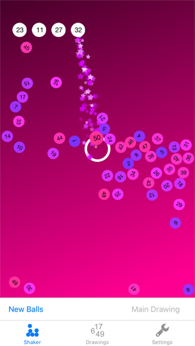 Emulate iPhone app Lotto Balls and Zodiac Signs using MyAndroid