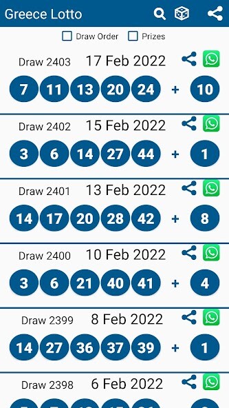 Run android online APK Lotto Greece Results from MyAndroid or emulate Lotto Greece Results using MyAndroid