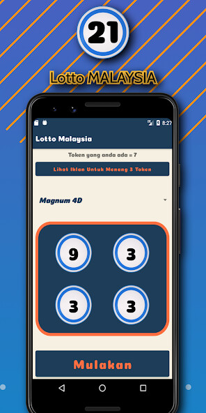 Run android online APK Lotto MALAYSIA from MyAndroid or emulate Lotto MALAYSIA using MyAndroid