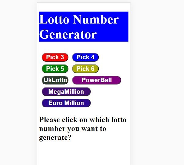 Run android online APK Lotto Number Generator from MyAndroid or emulate Lotto Number Generator using MyAndroid