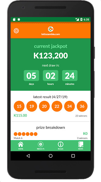 Run android online APK Lotto Zambia from MyAndroid or emulate Lotto Zambia using MyAndroid