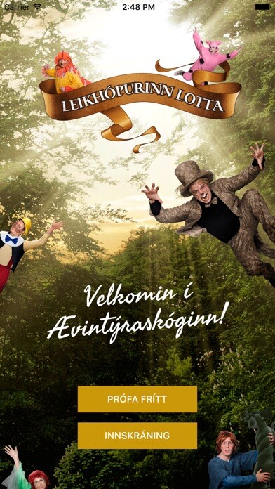 Emulate iPhone app Lottuappið using MyAndroid