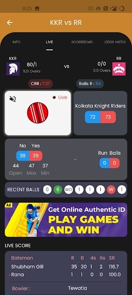 Run android online APK Lotus Cricket Live Line from MyAndroid or emulate Lotus Cricket Live Line using MyAndroid