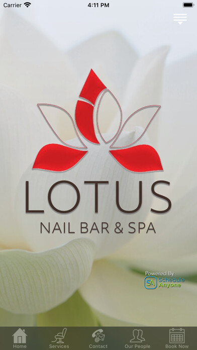 Emulate iPhone app Lotus Nail Bar & Spa using MyAndroid