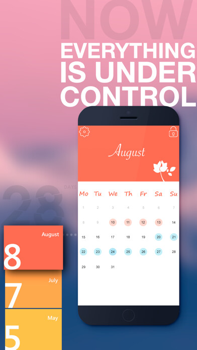 Emulate iPhone app Lotus - Period Calculator using MyAndroid Emulate iPhone app Lotus - Period Calculator using MyAndroid