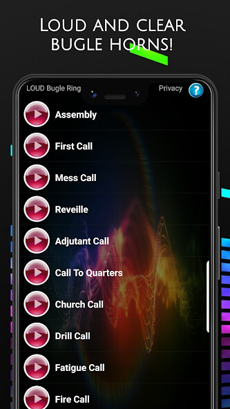 Run android online APK LOUD Bugle Ringtones from MyAndroid or emulate LOUD Bugle Ringtones using MyAndroid