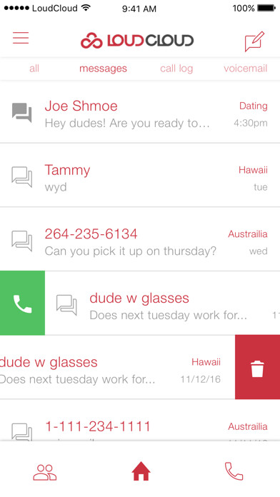 Emulate iPhone app LoudCloud - Disposable Numbers using MyAndroid