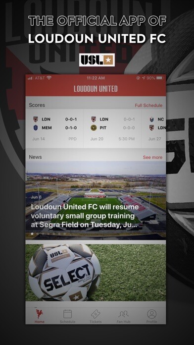 Run android online APK Loudoun United FC Official App from MyAndroid or emulate Loudoun United FC Official App using MyAndroid