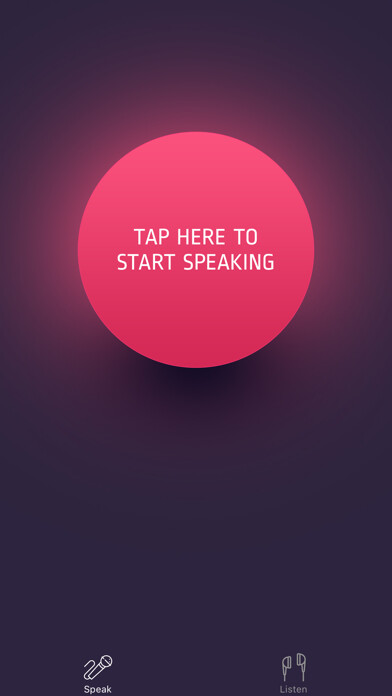 Emulate iPhone app Loudspeaker : Speak to the World using MyAndroid