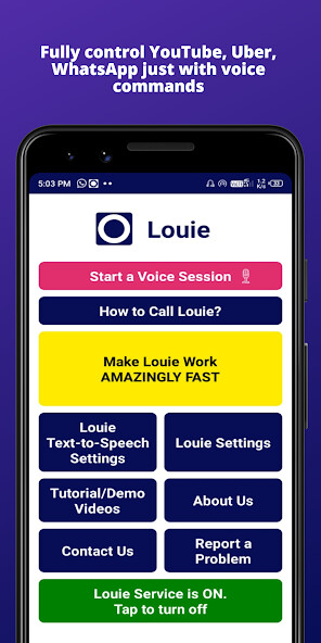Run android online APK LOUIE VOICE CONTROL: Assistant from MyAndroid or emulate LOUIE VOICE CONTROL: Assistant using MyAndroid Run android online APK LOUIE VOICE CONTROL: Assistant from MyAndroid or emulate LOUIE VOICE CONTROL: Assistant using MyAndroid