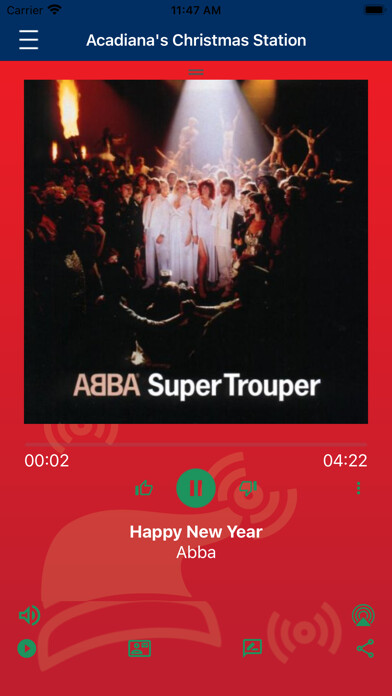 Emulate iPhone app Louisiana Christmas Channel using MyAndroid
