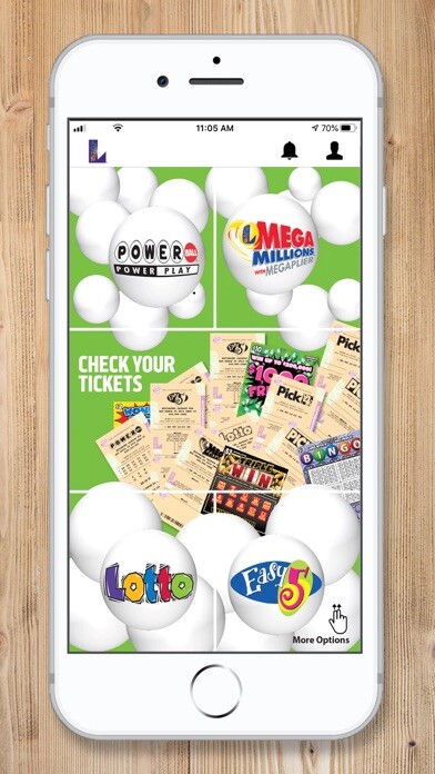 Emulate iPhone app Louisiana Lottery using MyAndroid