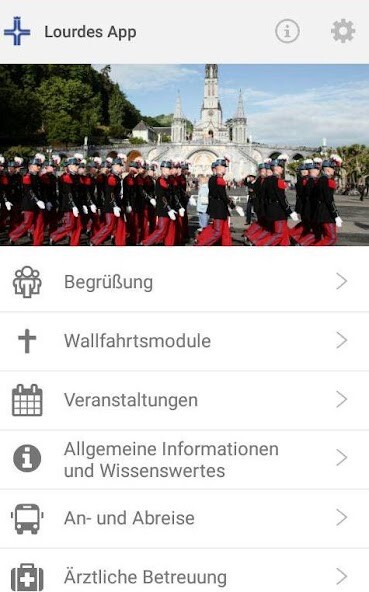 Emulate iPhone app Lourdes App using MyAndroid