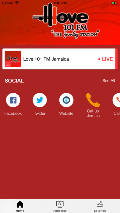 Emulate iPhone app Love 101 FM using MyAndroid