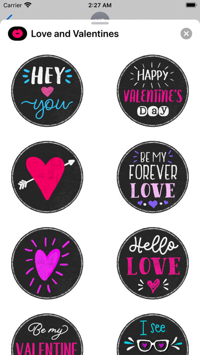 Emulate iPhone app Love and Valentines using MyAndroid