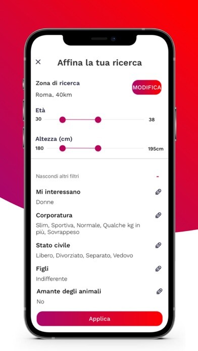 Emulate iPhone app LoveApp - Trova il tuo partner using MyAndroid Emulate iPhone app LoveApp - Trova il tuo partner using MyAndroid