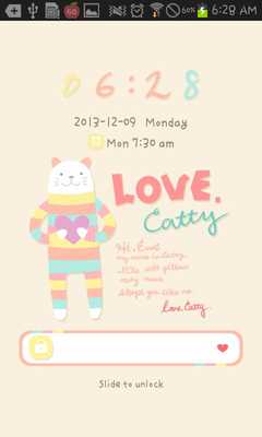 Emulate Android APK Love Catty go locker theme
