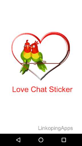 Emulate Android APK Love chat sticker Emulate Android APK Love chat sticker