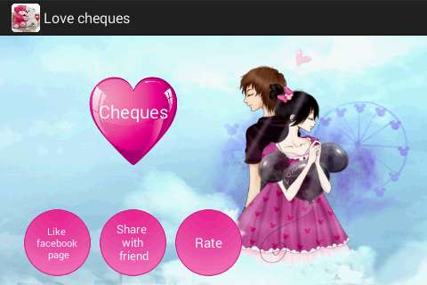 Run android online APK Love Cheques from MyAndroid or emulate Love Cheques using MyAndroid