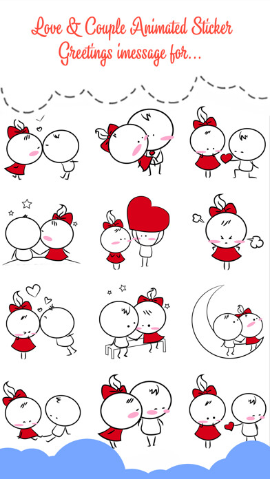 Emulate iPhone app Love & Couple Animated Sticker using MyAndroid Emulate iPhone app Love & Couple Animated Sticker using MyAndroid