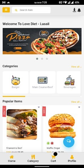 Run android online APK Love Diet Food QA from MyAndroid or emulate Love Diet Food QA using MyAndroid