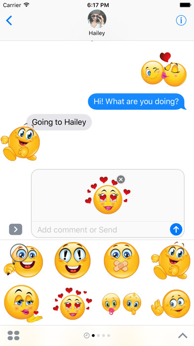 Emulate iPhone app Love Emoji for iMessage using MyAndroid Emulate iPhone app Love Emoji for iMessage using MyAndroid