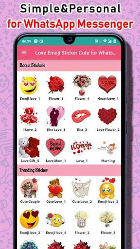Run android online APK Love Emoji Sticker Cute WAStickerApps for WhatsApp from MyAndroid or emulate Love Emoji Sticker Cute WAStickerApps for WhatsApp using MyAndroid