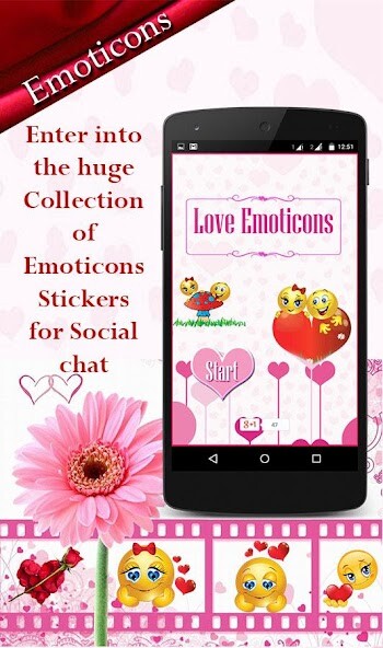 Emulate Android APK Love Emoticons Emulate Android APK Love Emoticons