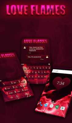 Emulate Android APK Love Flames Animated Keyboard Emulate Android APK Love Flames Animated Keyboard