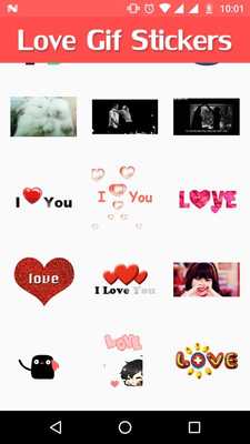 Emulate Android APK Love GIF Sticker