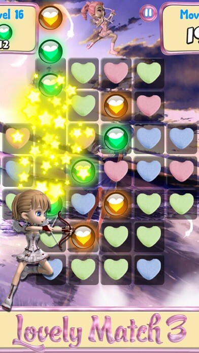 Emulate iPhone app Love Girl Story - Match candy hearts for a splash of sugar using MyAndroid Emulate iPhone app Love Girl Story - Match candy hearts for a splash of sugar using MyAndroid