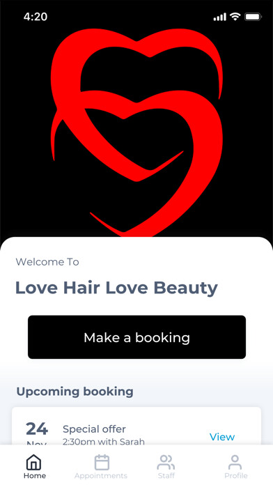 Emulate iPhone app Love Hair Love Beauty using MyAndroid Emulate iPhone app Love Hair Love Beauty using MyAndroid