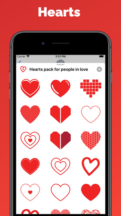 Emulate iPhone app Love heart stickers & emoji using MyAndroid Emulate iPhone app Love heart stickers & emoji using MyAndroid