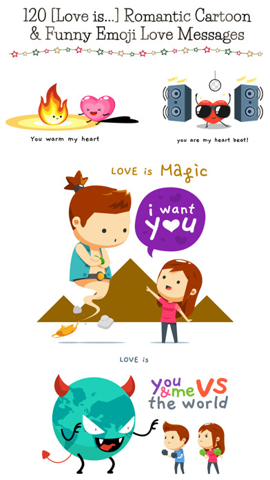 Emulate iPhone app Love is... Romantic Message using MyAndroid Emulate iPhone app Love is... Romantic Message using MyAndroid